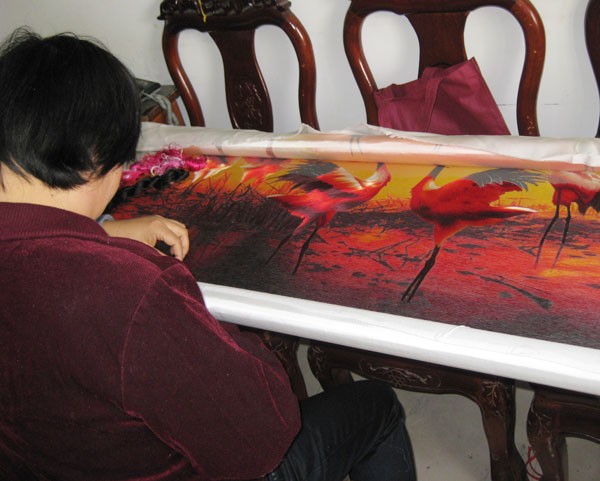 Chinese Embroidery Artists in Suzhou