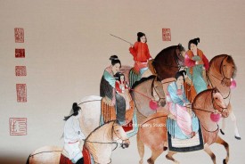 Lady Guoguo's Spring Outing in Art and Silk Embroidery