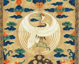 Chinese Suzhou Embroidery and Rank Patches