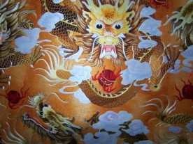 chinese silk embroidery dragon