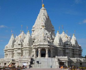 Chinese Embroidery Art in the Largest Hindu Temple in US