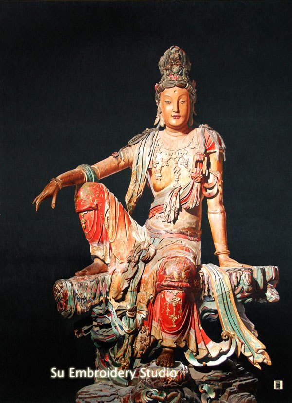 3-silk-embroidery-seated-guanyin-1