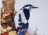 Chinese Silk Embroidery Bird Art