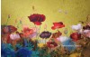 Poppy Flowers in Chinese Silk Embroidery Art