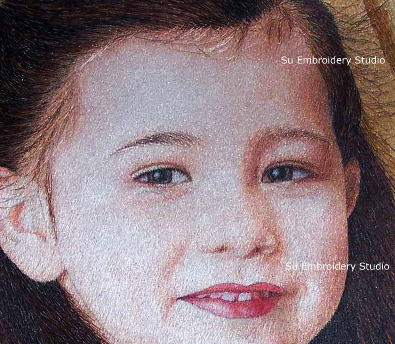 Top Quality custom embroidered portrait from photo
