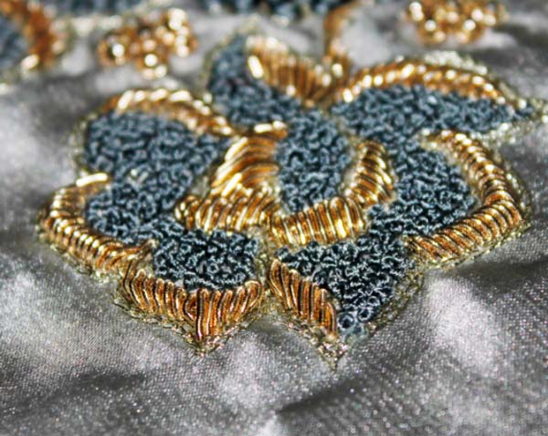 Zardosi embroidery