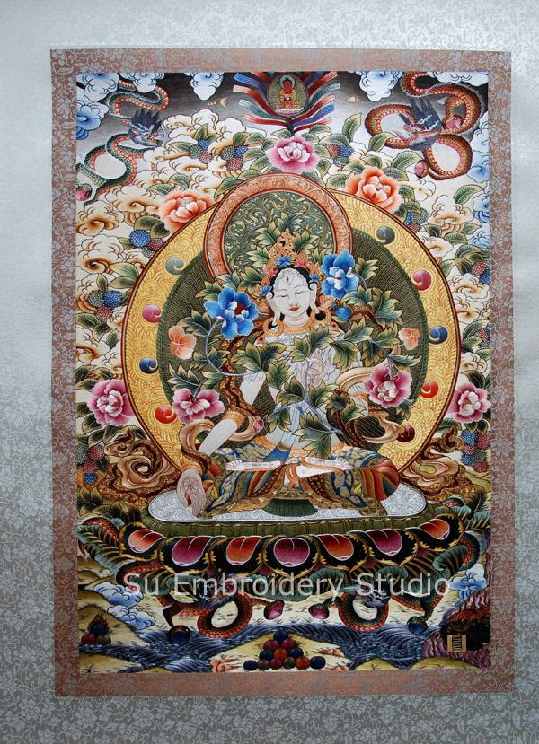 chinese embroidery Thangka