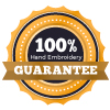 hand embroidery guarantee by Su Embroidery Studio