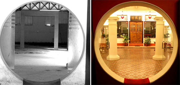 the moon gate in loke mansion